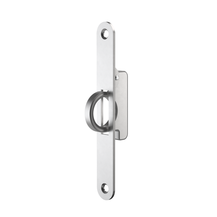 edge handle for sliding doors, satin