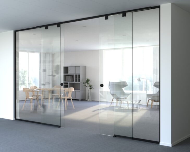 Sliding Door RG-320-double-painted-black