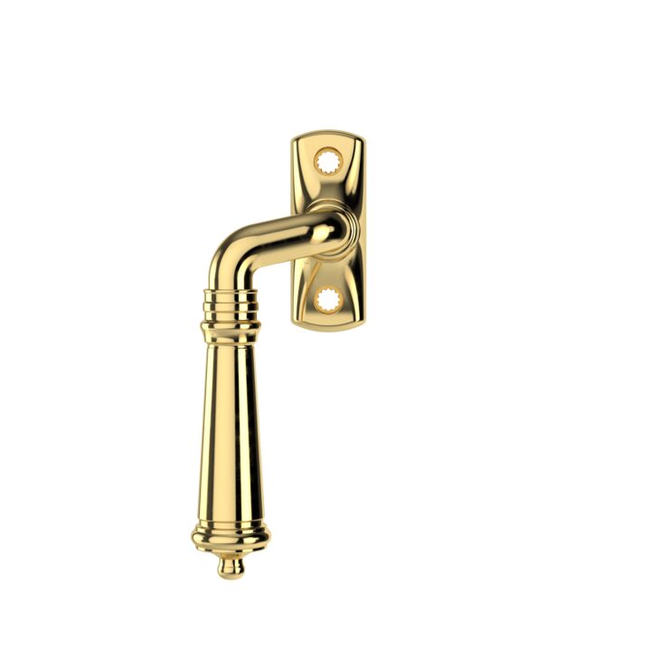 Inagrö-window-handle-left-brass