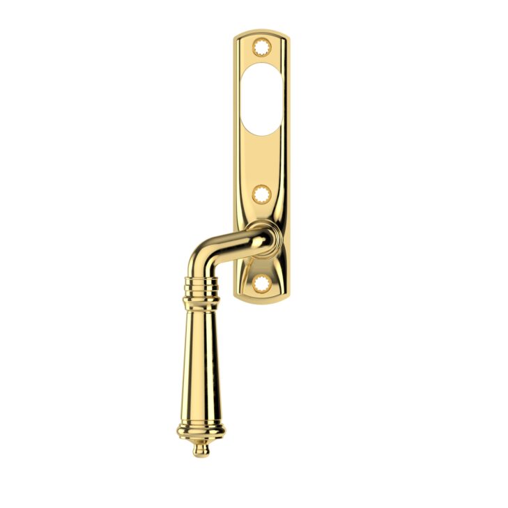 Ingarö window handle for balcony door-brass-left