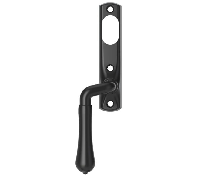 Björkö window handle WH-B 301T L M in black