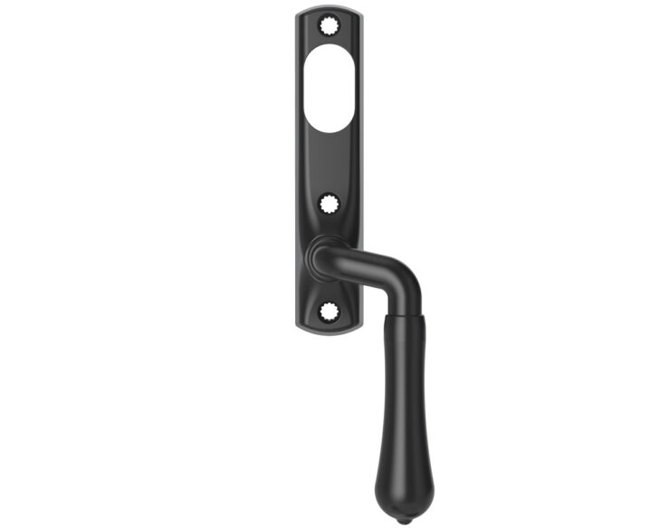 Björkö window handle WH-B 301T R M in black