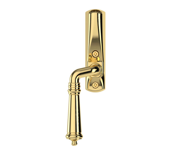 Ingaro window handle WH-I 3010 L M in brass