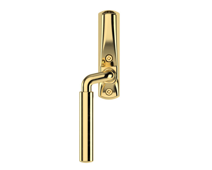 Prästö window handle WH‑P 3010 L M-brass