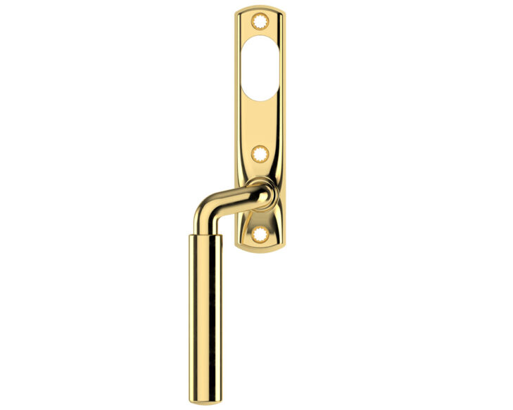 Prasto window handle WH-P 301T L M in brass