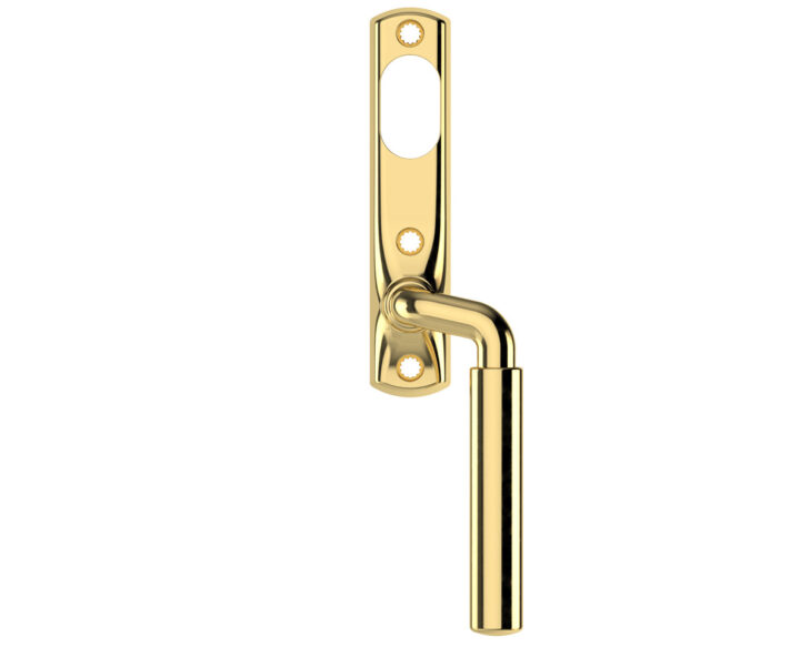 Prasto window handle WH-P 301T R M in brass